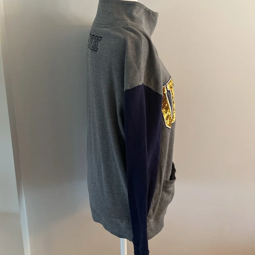 Victoria secret Pink college university of Michigan sweatshirt - Picture 8 of 11